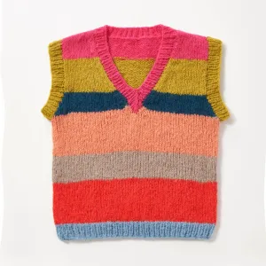 Modell aus der Brigitte pullunder stricken