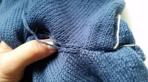 Wenn du zu den Abnahmen kommst nähst du am besten mit Matratzenstich armkugel einnaehen