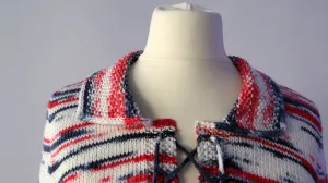 plane deinen Ausschnitt am Vorderteil. Ausschnitt Stricken