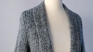 Mach den Halsausschnitt an einem Schalkragen nicht zu weit ausschnitt stricken