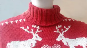 Für einen Rollkragen muss der Ausschnitt s weit und tief sein, wie die Weite vom Rollkragen werden soll ausschnitt stricken