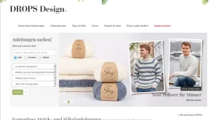Hier kannst du nach Garnstärke, Kategorien und Schlagwörtern filtern. Ob Merino, Alpaca oder Baumwolle kannst du nur über den Artikel von Drops eingrenzen. Wähle ob Stricken oder Häkeln pullover stricken
