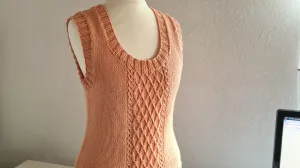 So ist der Pullunder geworden. So wird aus Wolle, Muster und Idee ein gestricktes eigenes Modell pullover stricken