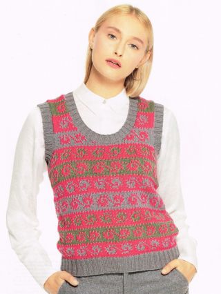 Wenn dir die Farben so nicht gefallen strick den Pullunder in schwarz weiß pullunder stricken